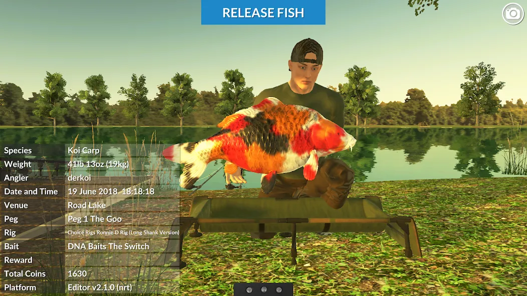 Carp Fishing Simulator (Карп Фишинг Симулятор)  [МОД Бесконечные деньги] Screenshot 1