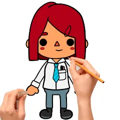 Взлом How to draw Toca  [МОД Unlocked] - последняя версия apk на Андроид