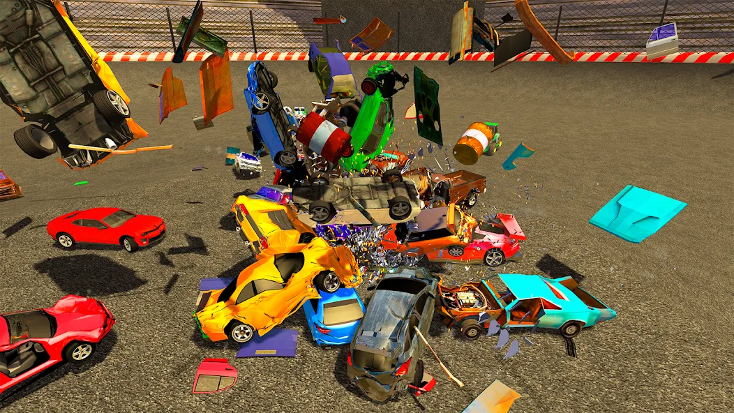 Demolition Derby Mad Car Crash (Дерби Деструкция Симулятор)  [МОД Mega Pack] Screenshot 1