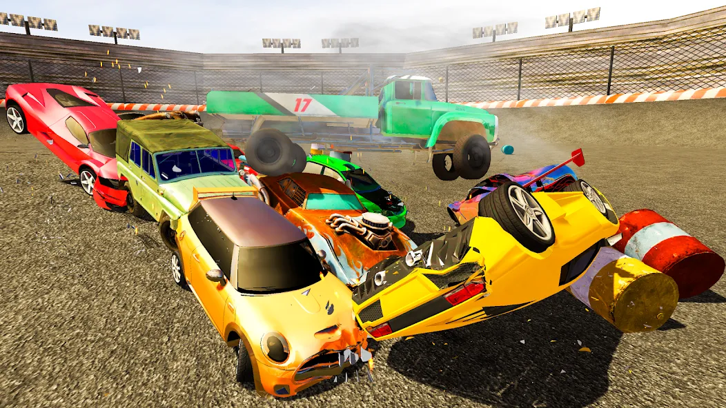 Demolition Derby Mad Car Crash (Дерби Деструкция Симулятор)  [МОД Mega Pack] Screenshot 3