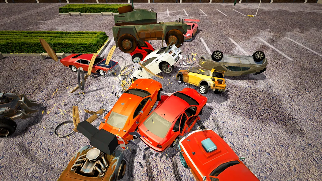 Demolition Derby Mad Car Crash (Дерби Деструкция Симулятор)  [МОД Mega Pack] Screenshot 4