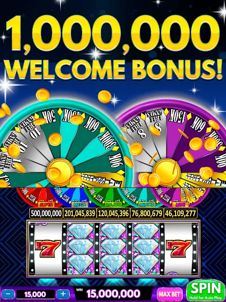 Spin Vegas Slots: Slot Games (Спин Вегас слоты)  [МОД Много денег] Screenshot 1