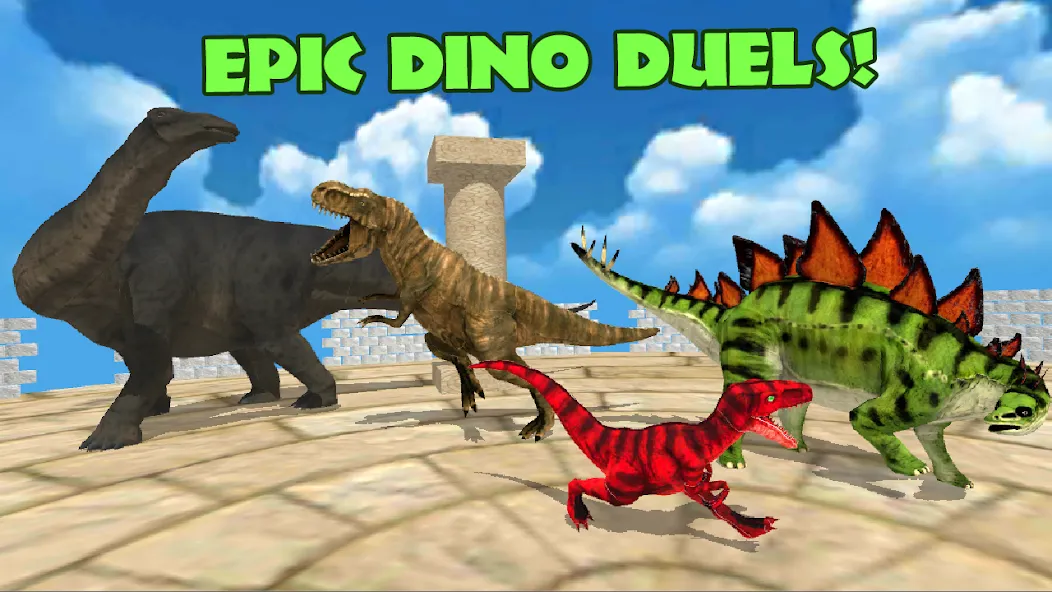 Dino Battle Arena Lost Kingdom (Дино Битва Арена Потерянное Королевство)  [МОД Unlimited Money] Screenshot 3