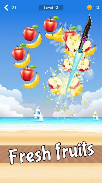 Fruit Sniper (Фрут Снайпер)  [МОД Бесконечные деньги] Screenshot 1