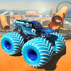 Взлом Monster Truck Car Game 3d (Монстр Трак Стант)  [МОД Много денег] - последняя версия apk на Андроид