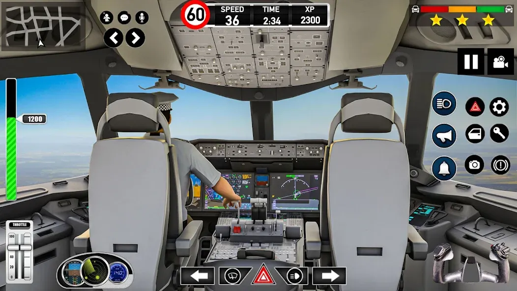 Plane Pilot Flight Simulator (Плейн Пилот Флайт Симулятор)  [МОД Бесконечные деньги] Screenshot 1