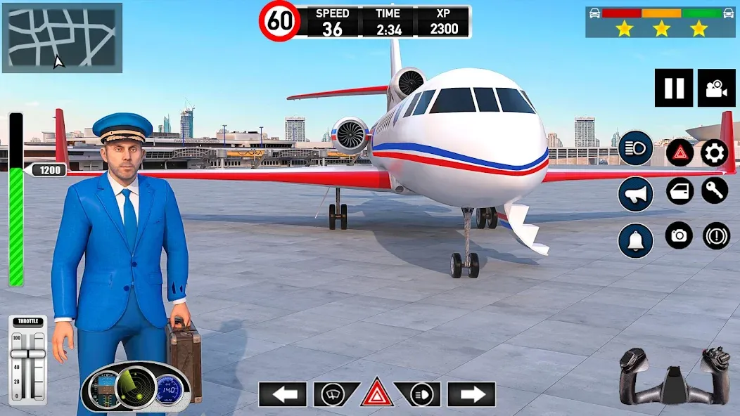 Plane Pilot Flight Simulator (Плейн Пилот Флайт Симулятор)  [МОД Бесконечные деньги] Screenshot 3