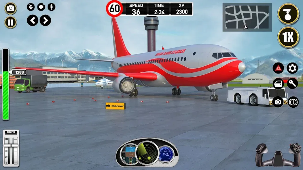 Plane Pilot Flight Simulator (Плейн Пилот Флайт Симулятор)  [МОД Бесконечные деньги] Screenshot 5