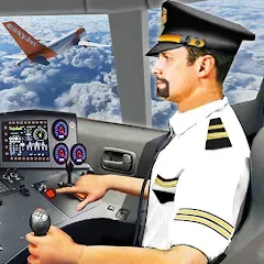 Взломанная Plane Pilot Flight Simulator (Плейн Пилот Флайт Симулятор)  [МОД Бесконечные деньги] - полная версия apk на Андроид