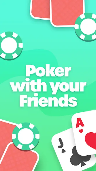 Poker with Friends - EasyPoker (ИзиПокер)  [МОД Много монет] Screenshot 1