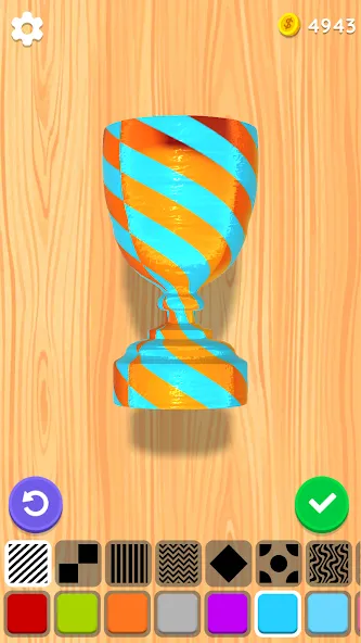 Wood Turning 3D - Carving Game  [МОД Все открыто] Screenshot 5