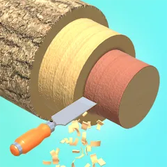 Скачать взлом Wood Turning 3D - Carving Game  [МОД Все открыто] - стабильная версия apk на Андроид