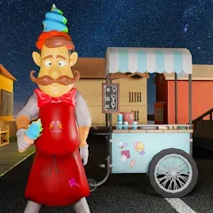 Скачать взлом Ice Cream Man: Horror Scream (Айс Скрим)  [МОД Все открыто] - последняя версия apk на Андроид