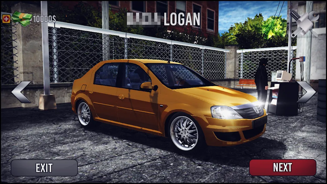 Logan Drift Simulator (Логан Дрифт Симулятор)  [МОД Menu] Screenshot 1