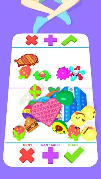 Fidget Trading 3D Fidget Toys (Фиджет Трейдинг 3D Фиджет Игрушки)  [МОД Много денег] Screenshot 3