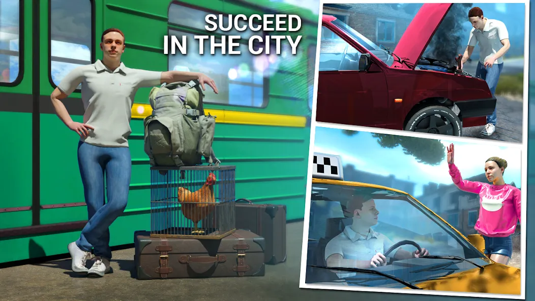 Real Driving School in City  [МОД Menu] Screenshot 1