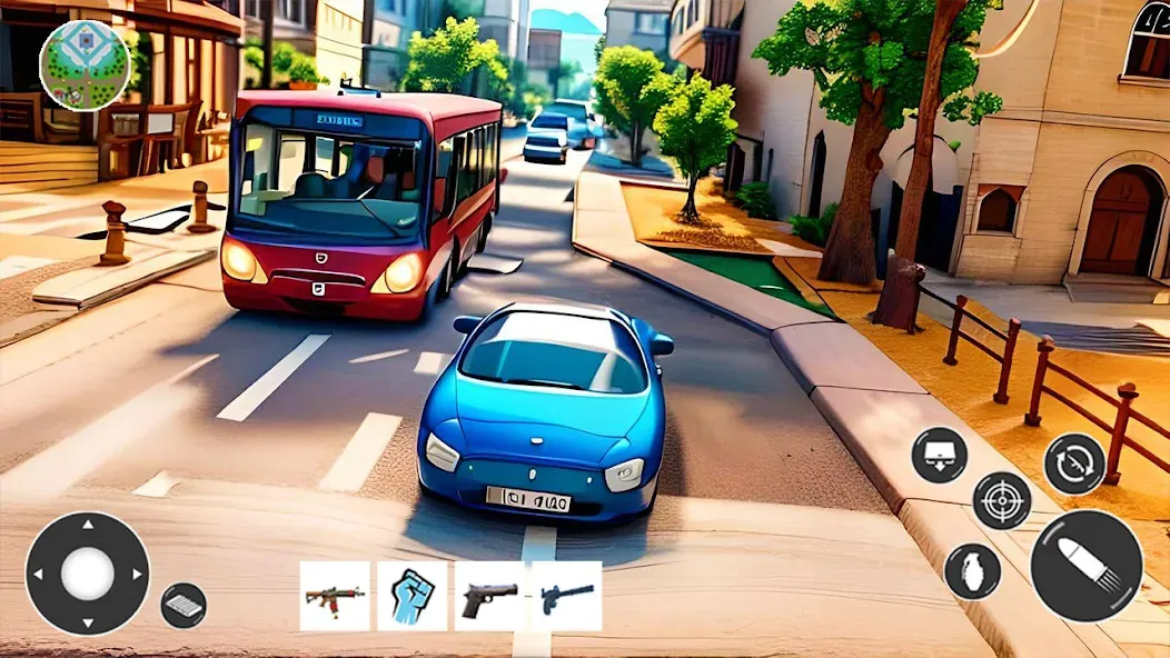 Gangster Car Theft Games (Гангстерская автомобильная война игр)  [МОД Mega Pack] Screenshot 1