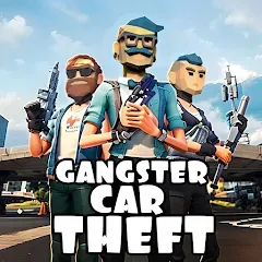 Скачать взлом Gangster Car Theft Games (Гангстерская автомобильная война игр)  [МОД Mega Pack] - последняя версия apk на Андроид