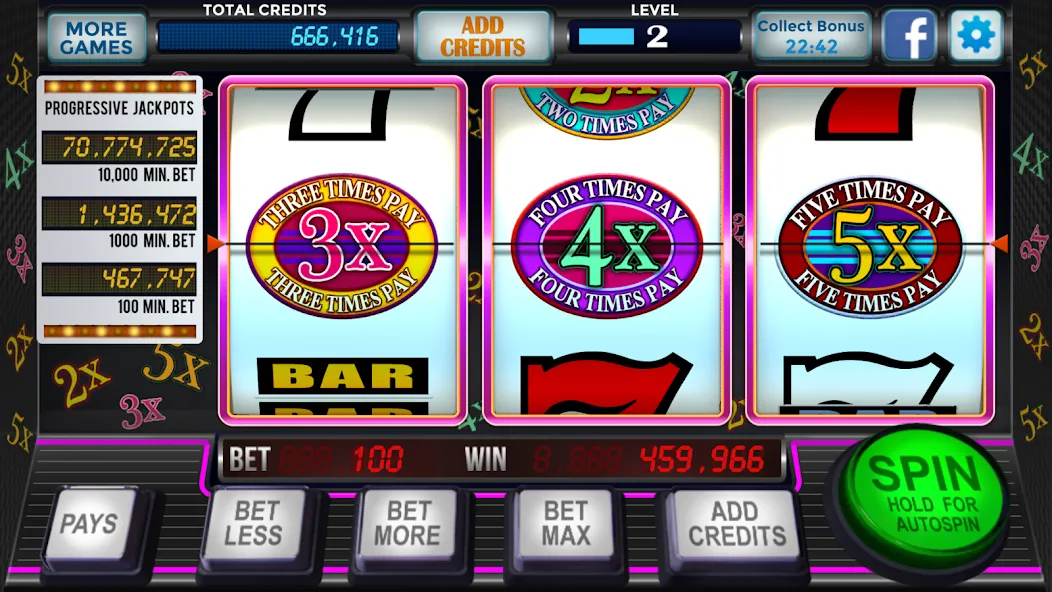 777 Slots Casino Classic Slots (Слоты Казино Классические Слоты)  [МОД Бесконечные деньги] Screenshot 3