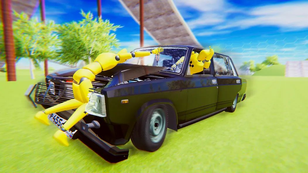 VAZ Crash Test Simulator 2  [МОД Много денег] Screenshot 4