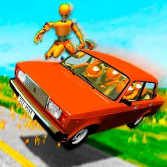 Взломанная VAZ Crash Test Simulator 2  [МОД Много денег] - стабильная версия apk на Андроид