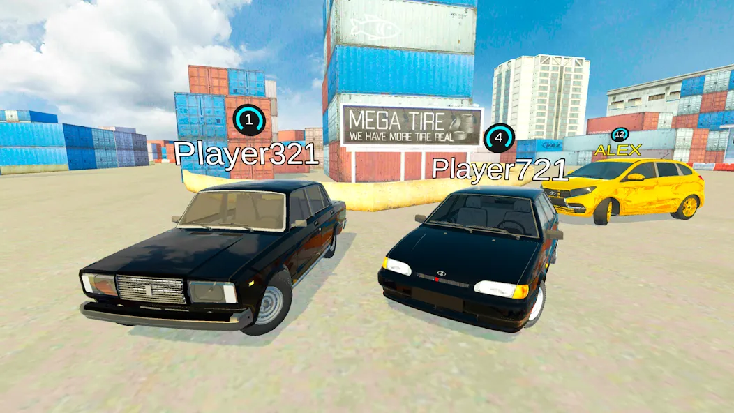 Lada Drift Simulator - Online  [МОД Mega Pack] Screenshot 2