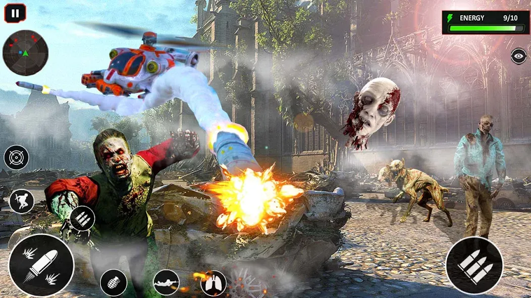 Sniper Zombie Shooting (Зомби стреляющая оффлайн игра)  [МОД Unlocked] Screenshot 2