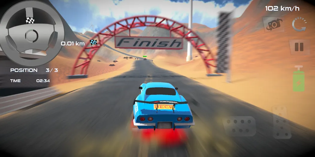 Rally Car : Extreme Fury Race (Ралли Кар)  [МОД Много монет] Screenshot 4