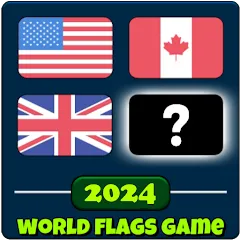 Скачать взлом World Flags Quiz Game (Ворлд Флагс Квиз Гейм)  [МОД Menu] - стабильная версия apk на Андроид