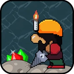 Взломанная Dan the Dungeon Digger (Дэн Данжн Диггер)  [МОД Unlocked] - полная версия apk на Андроид