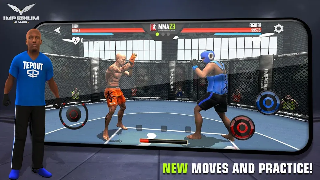 MMA - Fighting Clash 23 (смешанные боевые искусства)  [МОД Unlocked] Screenshot 3