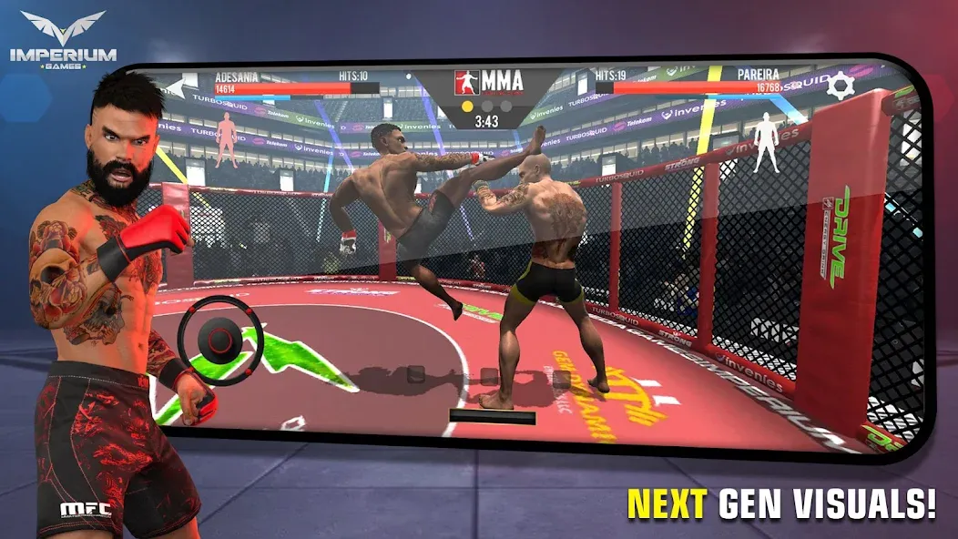 MMA Fighting Clash (ММА Файтинг Клэш)  [МОД Бесконечные монеты] Screenshot 1