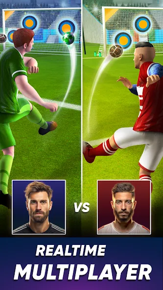 SOCCER Kicks - Stars Strike 24 (ФУТБОЛ Киксы)  [МОД Много монет] Screenshot 1