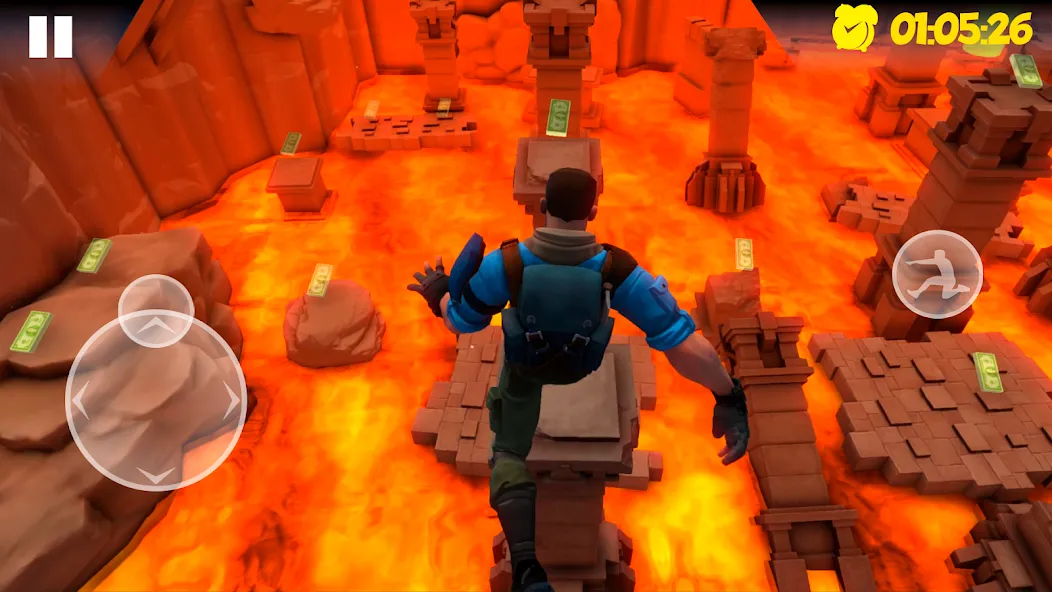 Hot Lava Floor: Urban Escape (Хот Лава Флор)  [МОД Все открыто] Screenshot 3