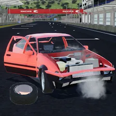 Скачать взломанную Destructive Car Race Generator (Деструктивный Генератор Гоночных Автомобилей)  [МОД Бесконечные деньги] - полная версия apk на Андроид