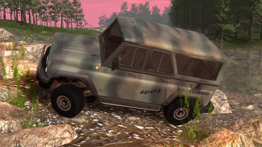 Offroad 4x4 Russian: Uaz Niva (Оффроуд 4х4 Русский)  [МОД Все открыто] Screenshot 2