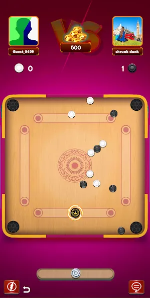 Carrom Board Clash : Pool game (Карром борд пул игра)  [МОД Меню] Screenshot 3