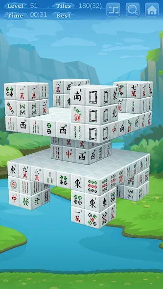 Stacker Mahjong 3D (Стаккер Маджонг 3Д)  [МОД Unlimited Money] Screenshot 5