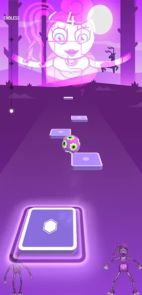 Mommy 3D Music Tiles Hop Game (Мамочка 3D Музыкальная Игра По Прогулкам Плитки)  [МОД Unlocked] Screenshot 5