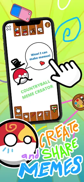 Countryball Potato Mayhem (Кантрибол Потето Мейхем)  [МОД Меню] Screenshot 4