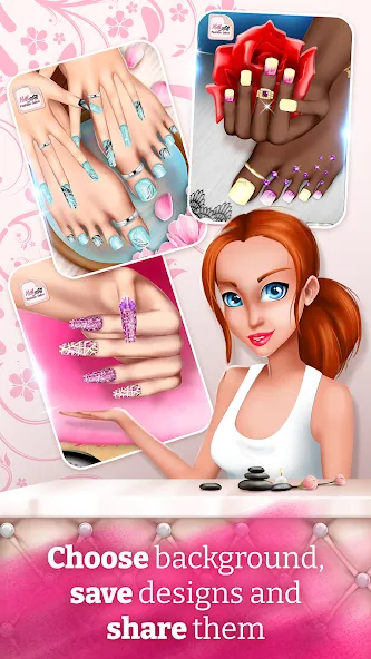 Nail Art Fashion Salon Game  [МОД Mega Pack] Screenshot 5