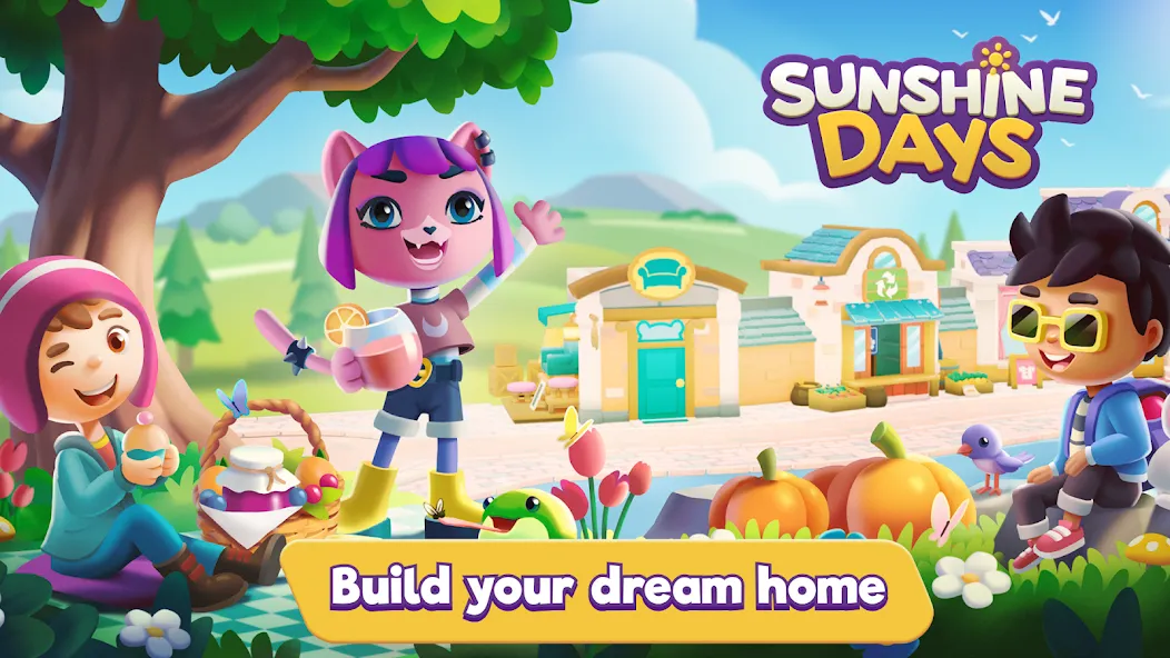 Sunshine Days - Build A Home (Саншайн Дэйз)  [МОД Меню] Screenshot 1