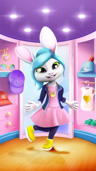 Bu Bunny - Cute pet care game  [МОД Mega Pack] Screenshot 5