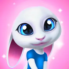 Взломанная Bu Bunny - Cute pet care game  [МОД Mega Pack] - стабильная версия apk на Андроид