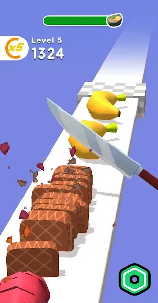 Super Slices Robux Roblominer (упер Слайсес Робукс Робломайнер)  [МОД Бесконечные деньги] Screenshot 4