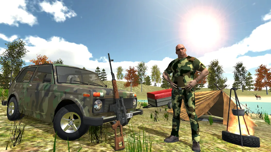 Hunting Simulator 4x4  [МОД Menu] Screenshot 1