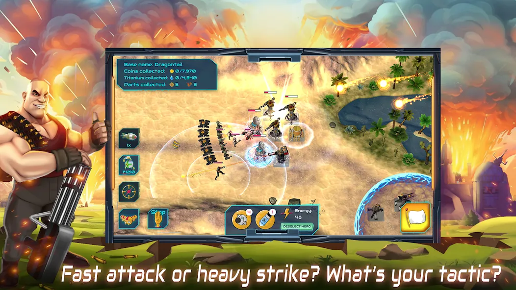 Boulder Base: Defense Strategy (Боулдер Бейс)  [МОД Unlimited Money] Screenshot 1