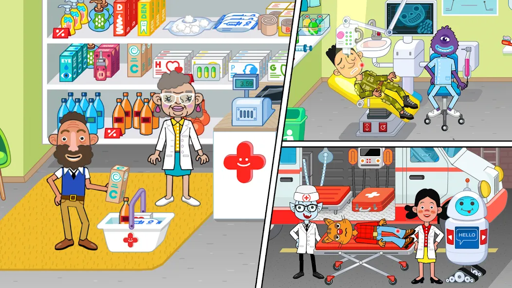 Pepi Hospital: Learn & Care (Пепи Хоспитал)  [МОД Menu] Screenshot 3