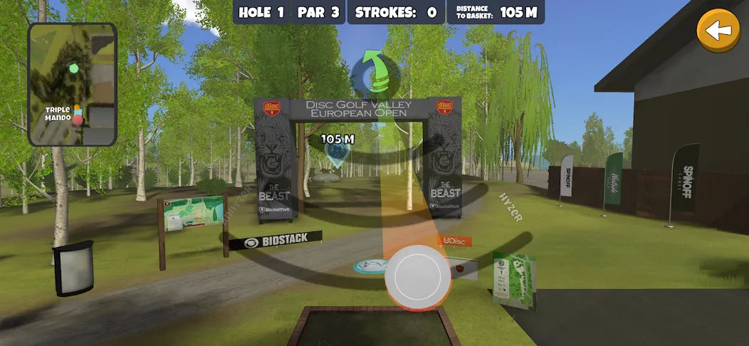 Disc Golf Valley (Диск Гольф Вэлли)  [МОД Много монет] Screenshot 1