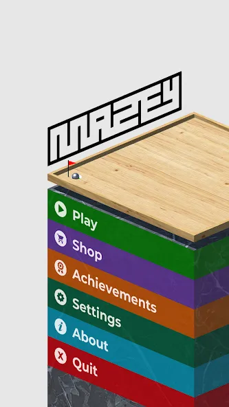 Mazey - Wooden Tilt Maze Game (Мазей)  [МОД Все открыто] Screenshot 1